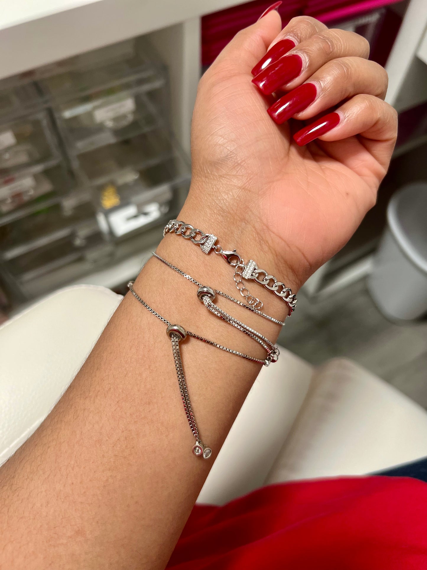 Silver bracelets