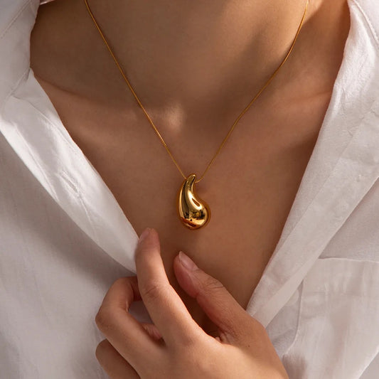 Gold Drop necklace